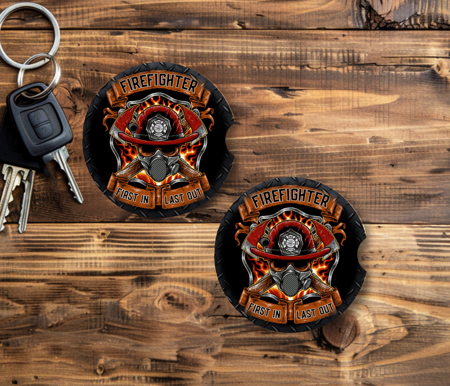 "Fire Fighter Fist In Last Out"