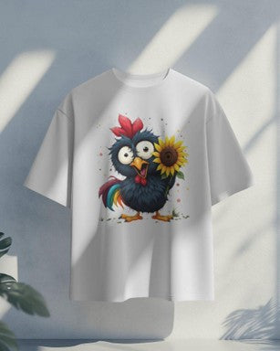 Chicken “Sunflowers & Side-Eye” - Tee