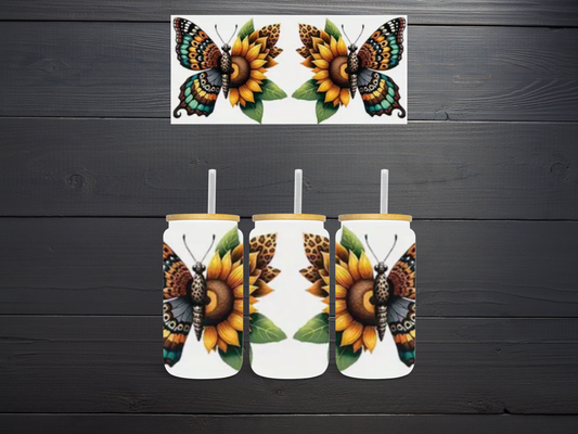 Butterflies and Sunflowers