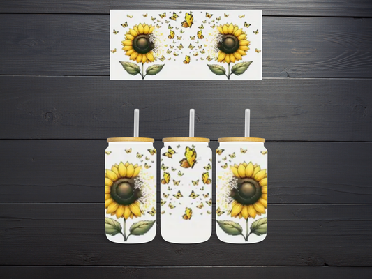 Sunflowers & Butterflies