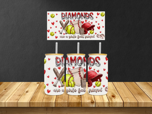 Softball - Diamonds Are a Girls Best Friend