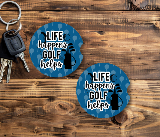 "Life Happen Golf Helps"