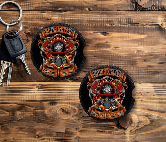 "Fire Fighter Fist In Last Out"
