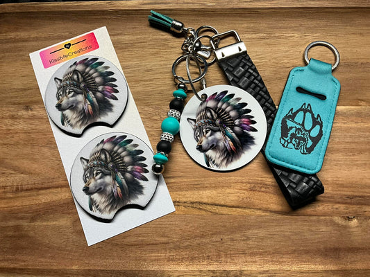 Gift Set - Wolf with Headdress
