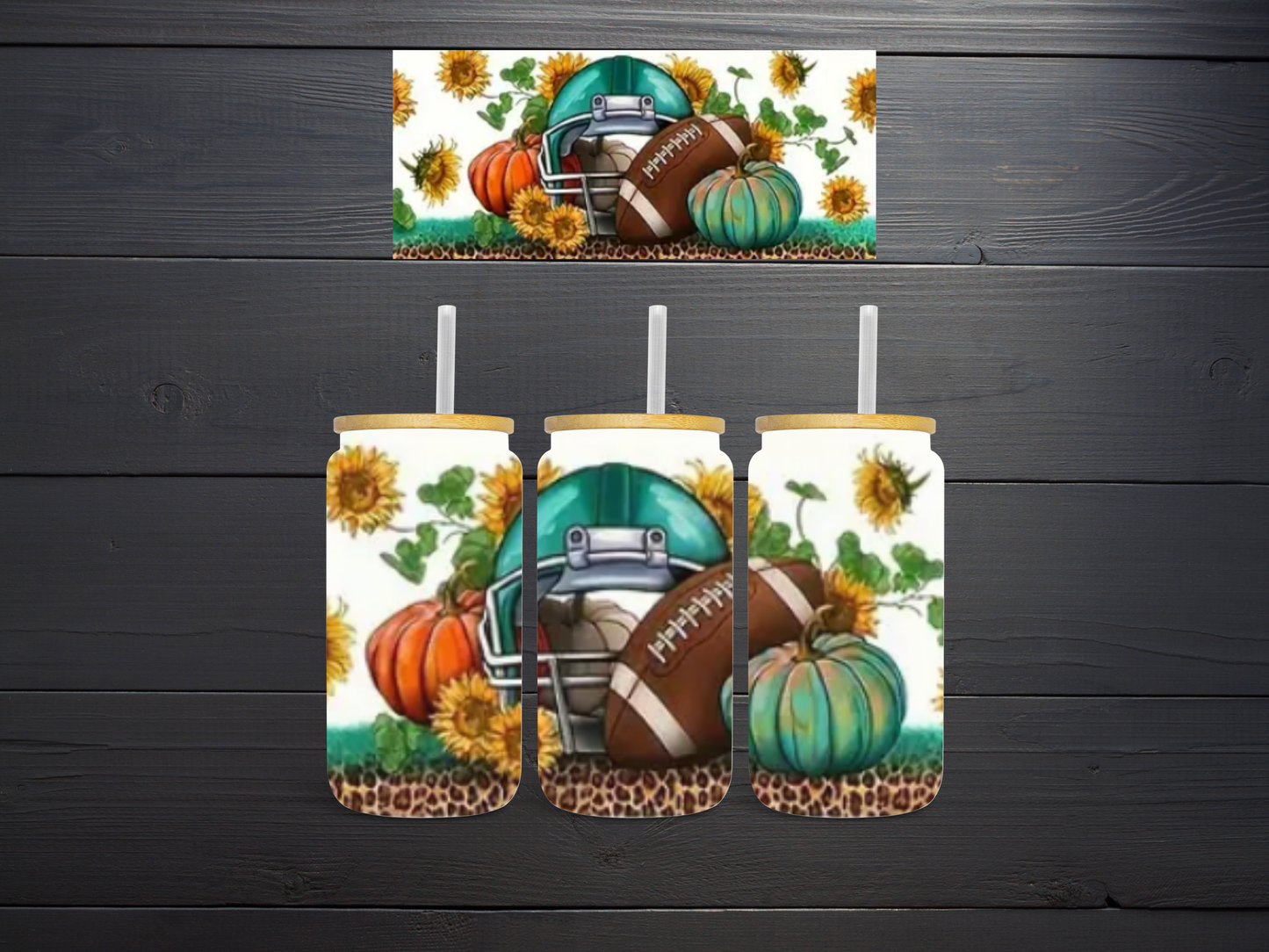 "Football, Pumpkins, and Cheetah"