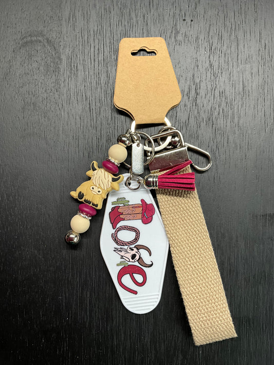 Western Charm in a Keychain!" 🤠
