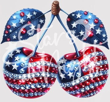 "Stars &amp; Stripes Cherry Tee"