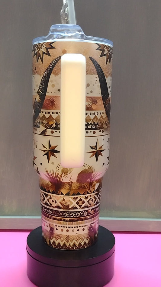 Boho Cow Skull